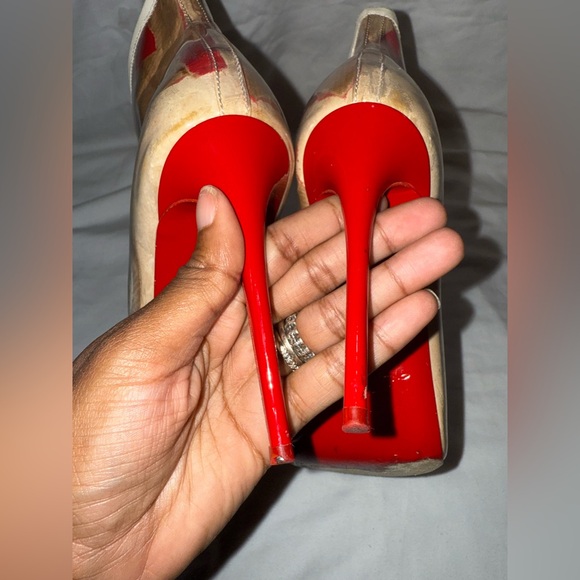 Christian Louboutin So Kate Booty 100mm PVC/Loubikraft/Pat - Picture 10 of 13